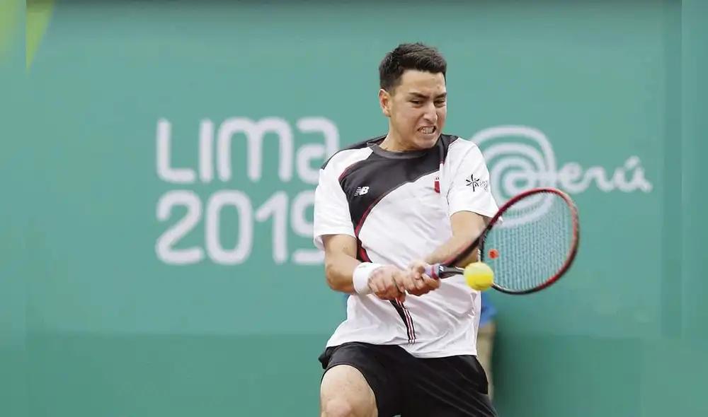 Luchado. El peruano mejoró en el segundo set, pero no pudo ante la fortaleza de Jarry.