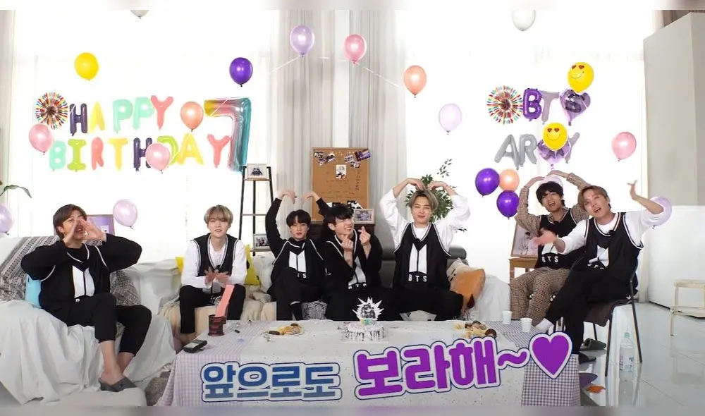 BTS celebra su séptimo aniversario en FESTA 2020. Créditos: Bangtan TV