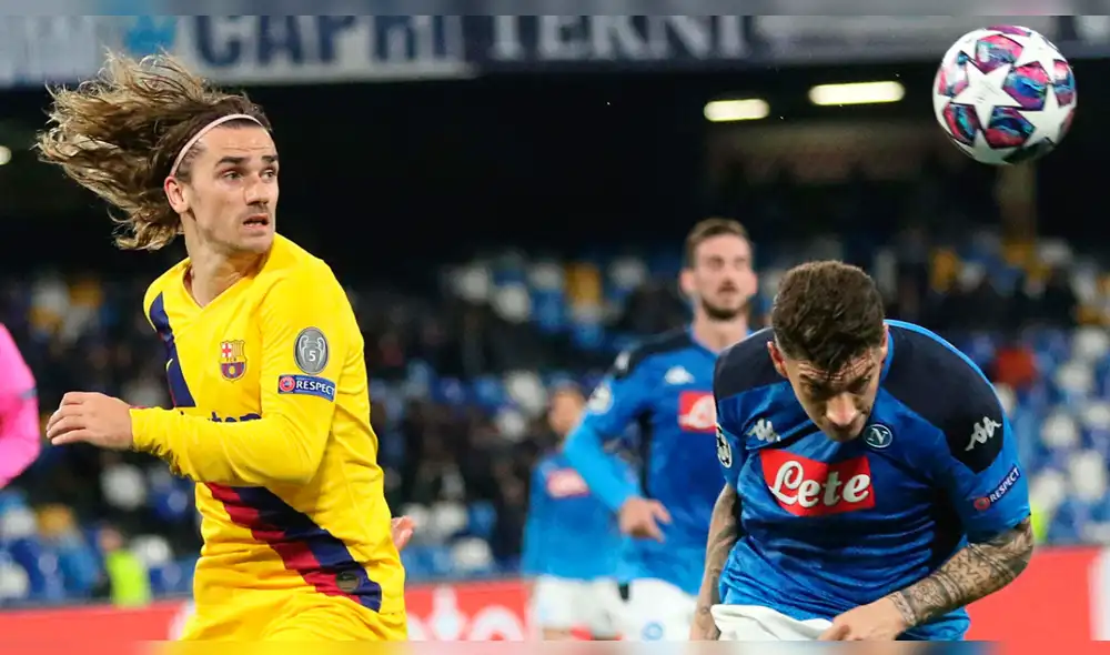 Barcelona vs Napóli: crónica del empate en el San Paolo. Foto: EFE