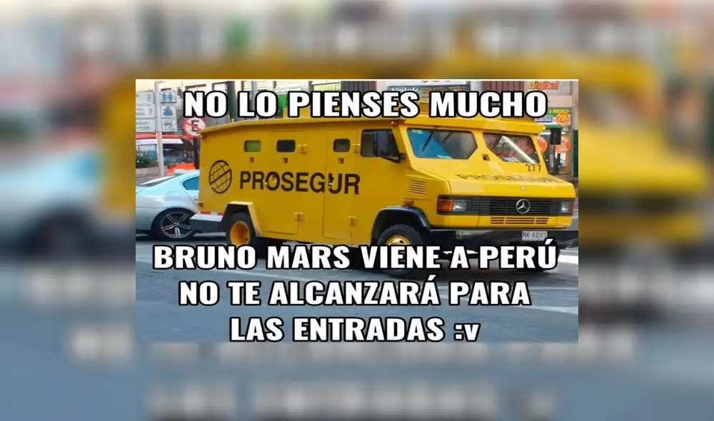 Memes en Facebook por la llegada de Bruno Mars a Perú