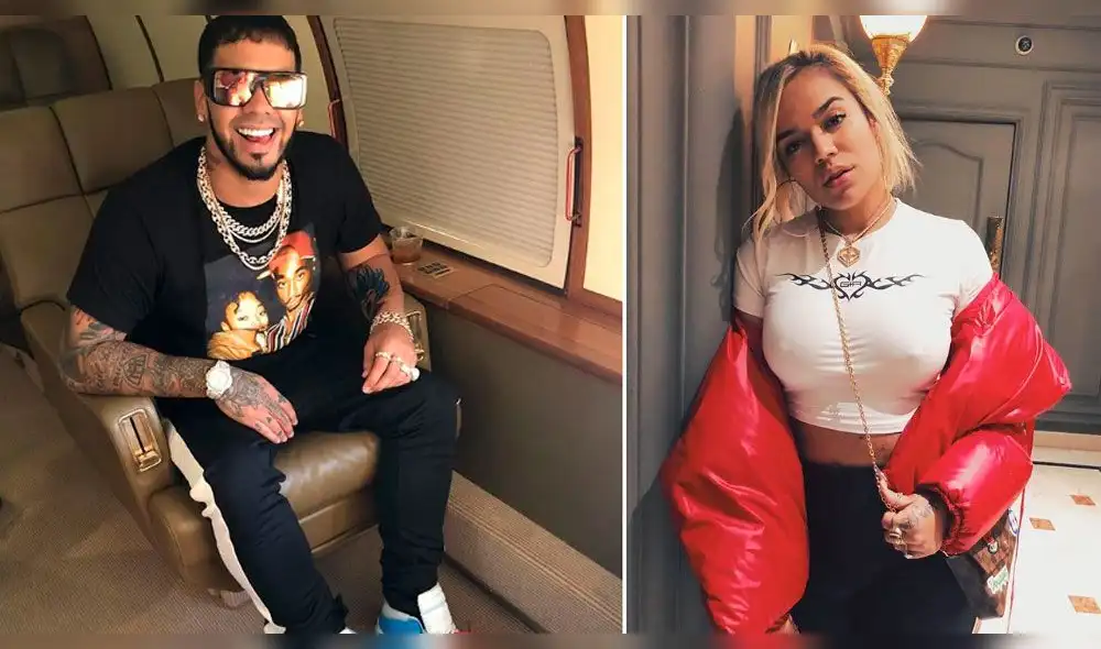 Anuel AA presume nuevo collar de diamantes que lleva el nombre de Karol G [VIDEO]