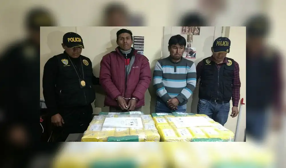 Cusco: Detienen a narcotraficantes tras recoger encomienda con 51 kilos de droga [VÍDEO]