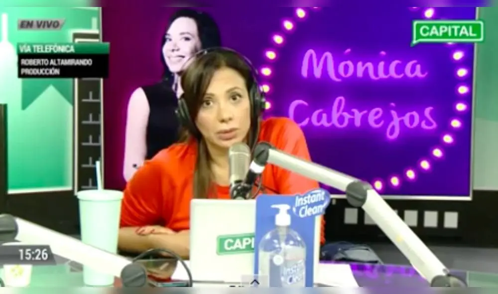 Segundos después, Mónica Cabrejos destacó las cualidades y personalidad del destacado futbolista. (Foto: Captura Capital)