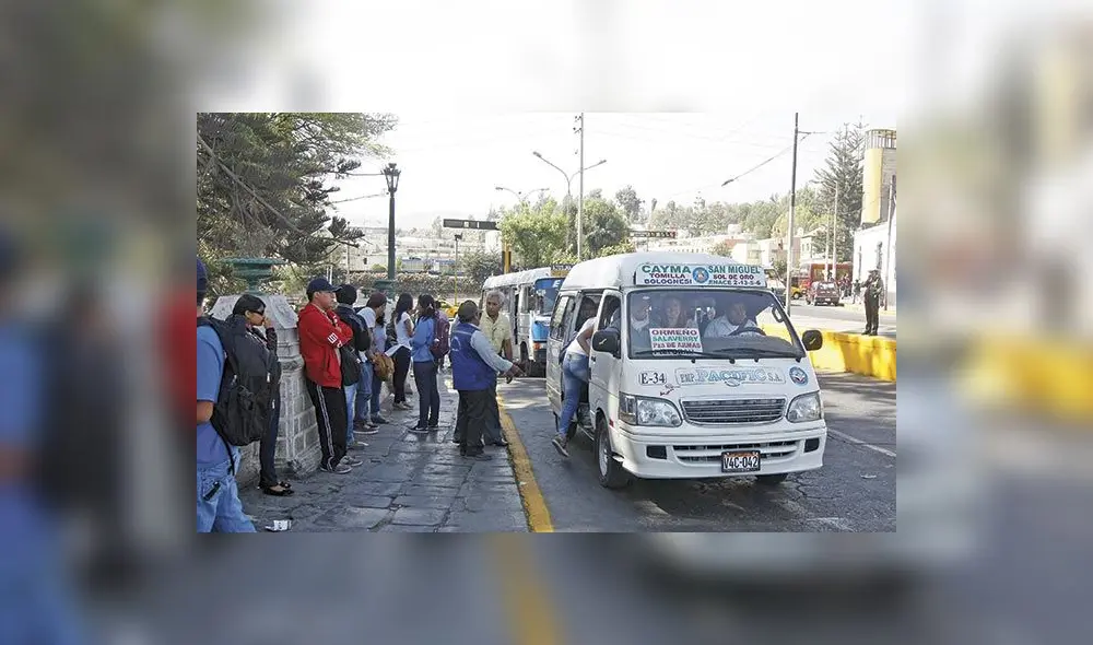 Cuarentena: Prohíben que combis pequeñas brinden servicio transporte público en Arequipa Cuarentena: Prohíben que combis pequeñas brinden servicio transporte público en Arequipa