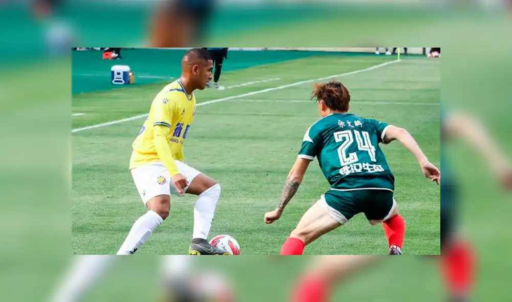 Roberto Siucho tuvo su esperado debut en el fútbol de China [VIDEO]