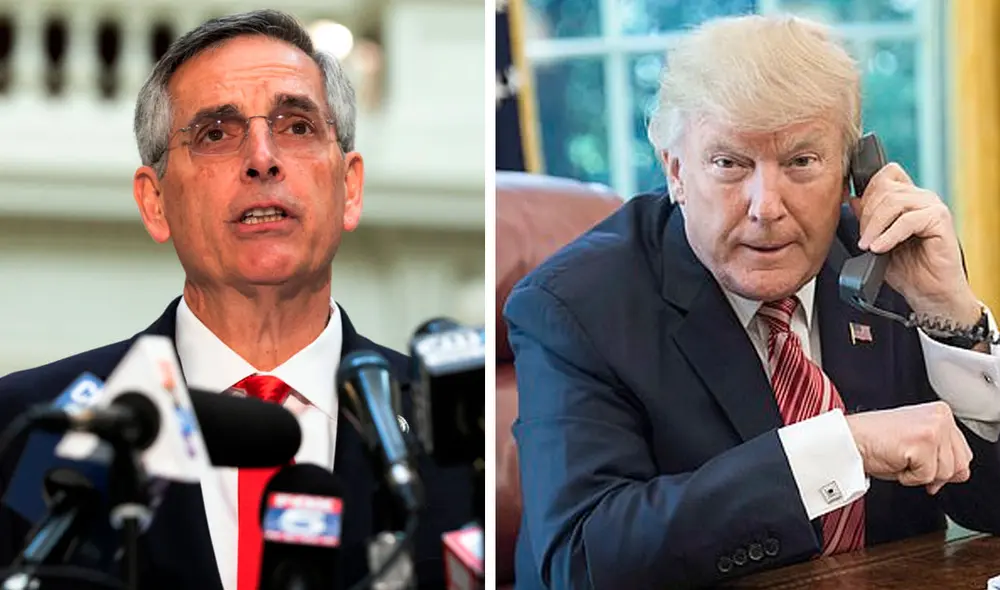 Brad Raffensperger supervisó innumerables recuentos de las votaciones del 3 de noviembre, de los cuales llegó a una sola conclusión: Biden ganó Georgia. Foto: composición / AFP Brad Raffensperger supervisó innumerables recuentos de las votaciones del 3 de noviembre, de los cuales llegó a una sola conclusión: Biden ganó Georgia. Foto: composición / AFP