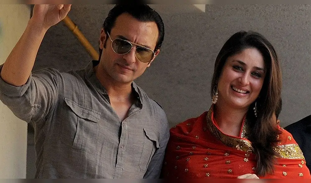 Saif Ali Khan y Kareena Kapoor se casaron en el 2012. Foto: AFP Saif Ali Khan y Kareena Kapoor se casaron en el 2012. Foto: AFP
