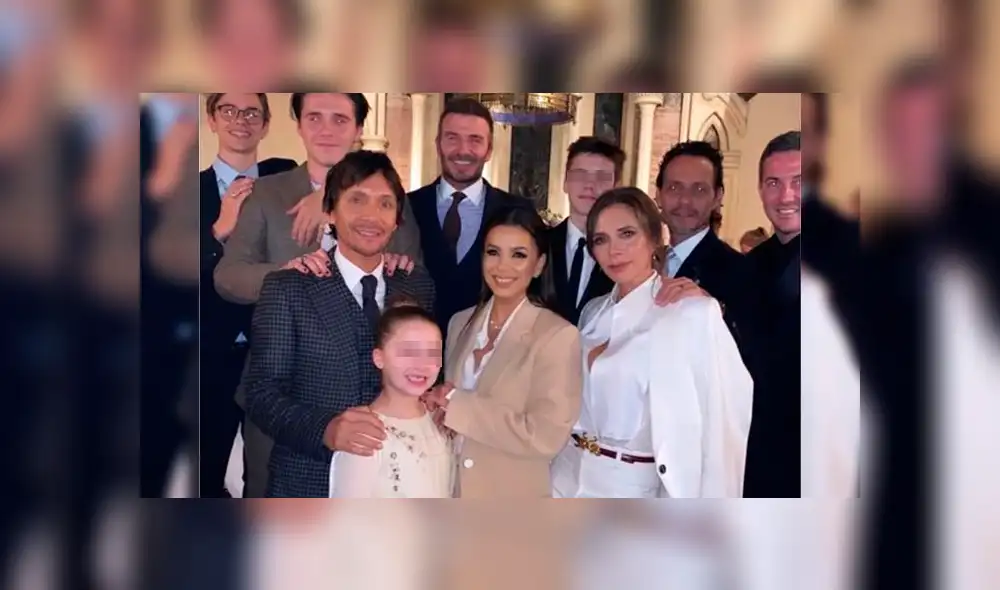 Victoria y David Beckham celebraron el bautizo de sus hijos. (Instagram)