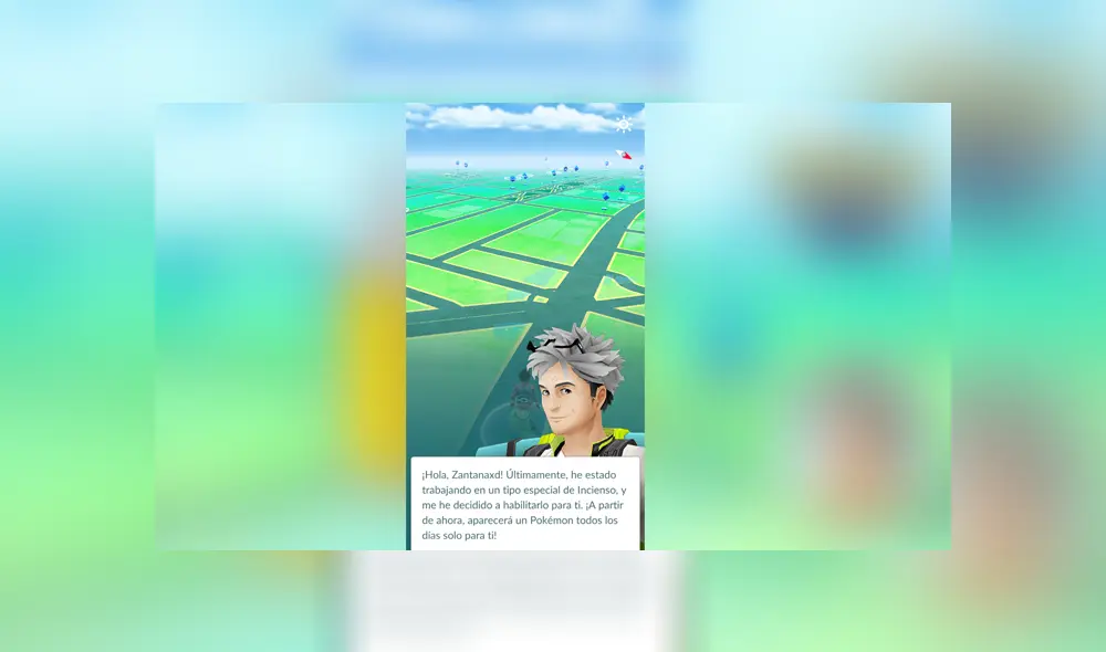 Desliza para saber el contenido de la caja gratis de Pokémon GO. Foto: Captura.