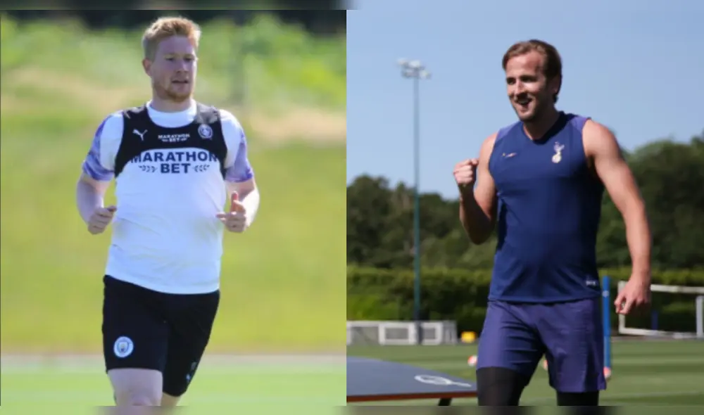 Premier League: Kevin De Bruyne y Harry Kane volvieron con sobrepeso a los entrenamientos.