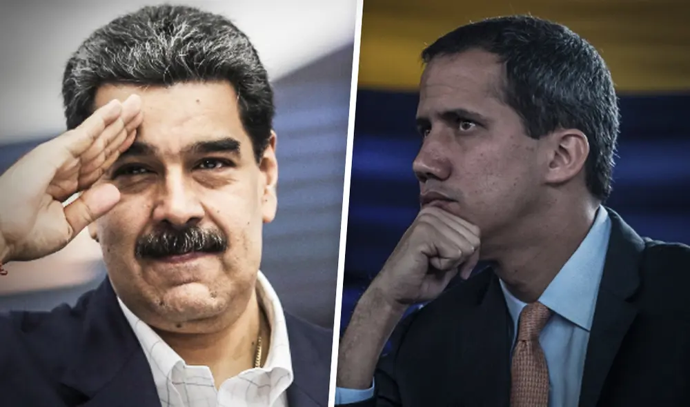 Nicolás Maduro, presidente de Venezuela y Juan Guaidó. Foto: composición LR. Nicolás Maduro, presidente de Venezuela y Juan Guaidó. Foto: composición LR.