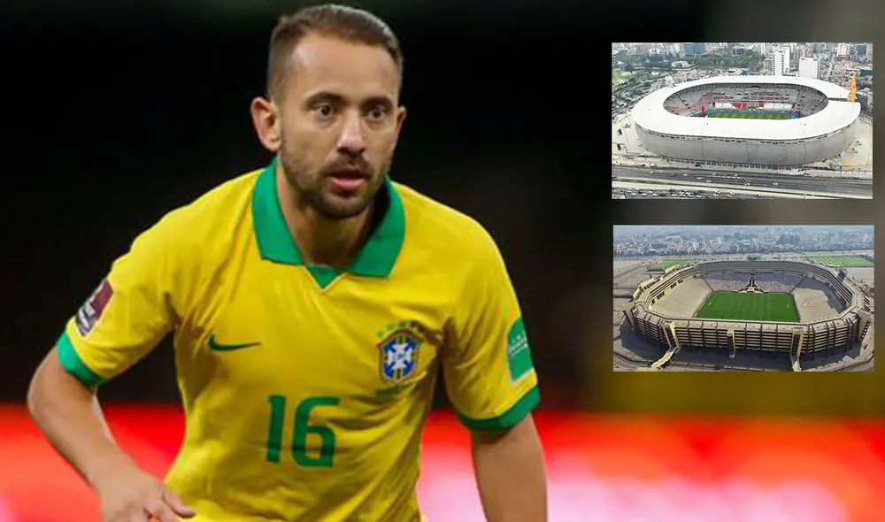 Éverton Ribeiro se mostró emocionado por regresar a Lima. Composición: CBF/EFE Éverton Ribeiro se mostró emocionado por regresar a Lima. Composición: CBF/EFE