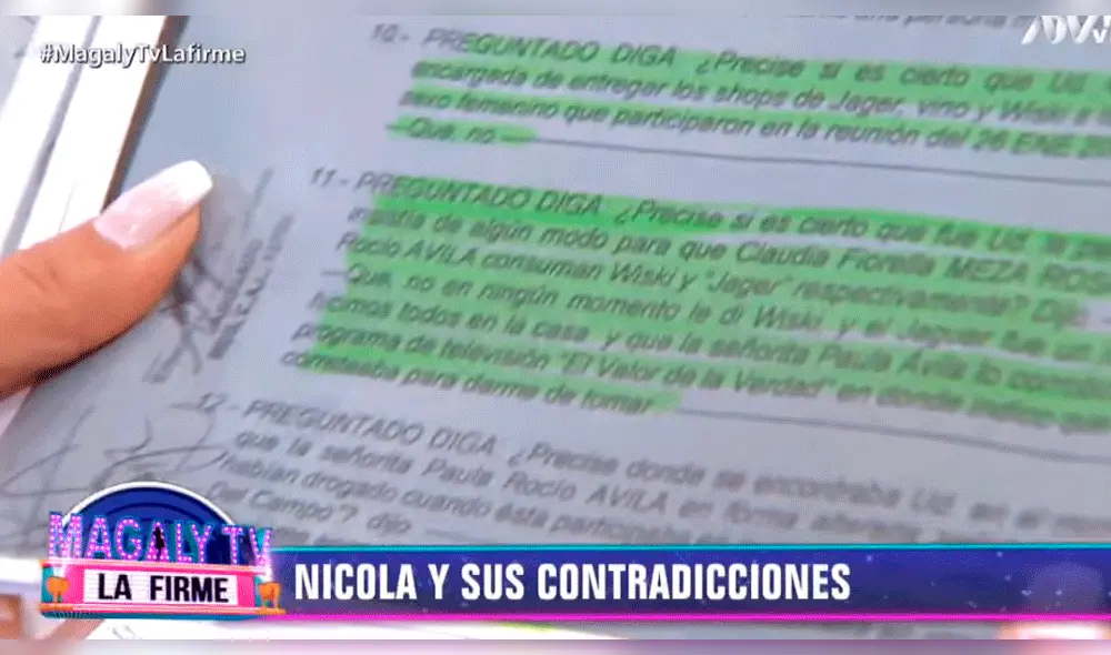Magaly Medina desenmascara a Nicola Porcella con pruebas de la 'fiesta del terror'