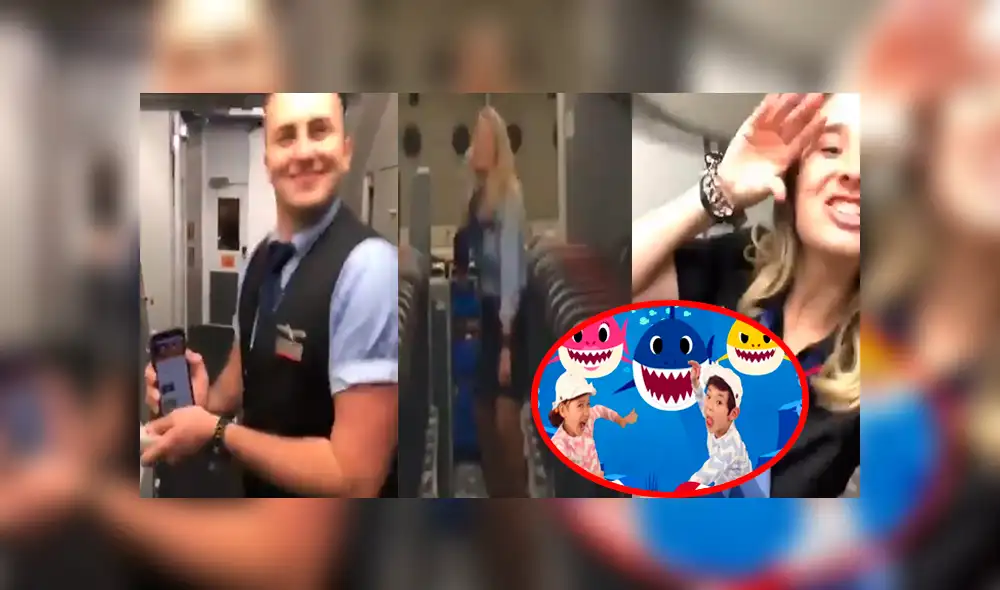 YouTube viral: trabajadores de un avión bailan 'Baby shark' aprovechando que no hay pasajeros [VIDEO]