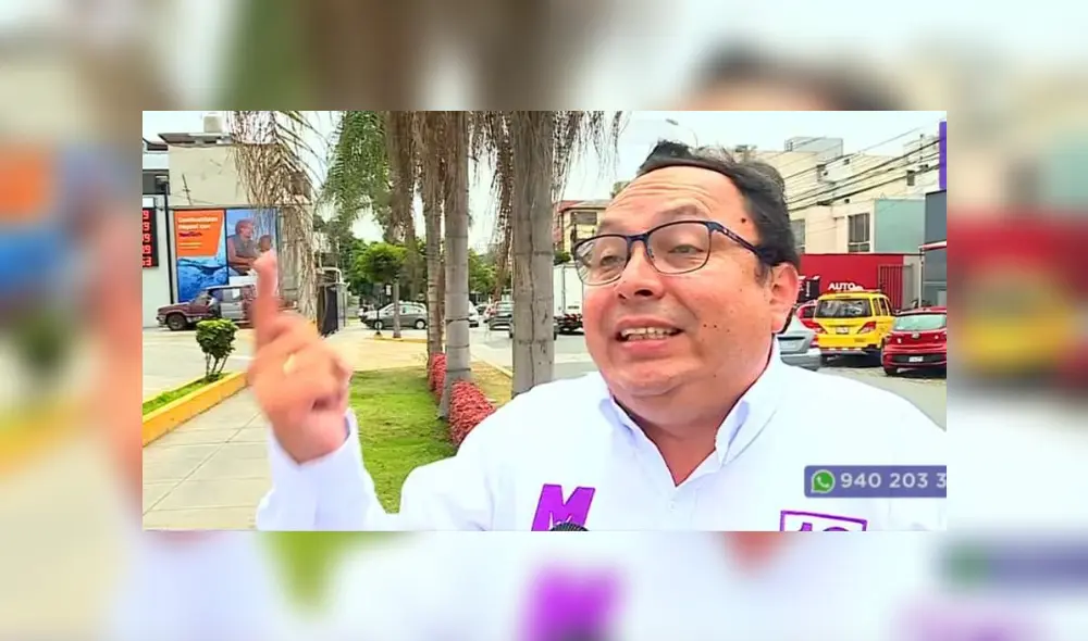 Carlo Magno Salcedo es integrante del Comité del Partido Morado. Foto: Captura Latina
