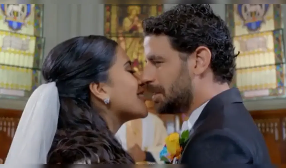 Melissa Paredes en su papel de Estrella, en Ojitos hechiceros | Foto: captura YoutTube