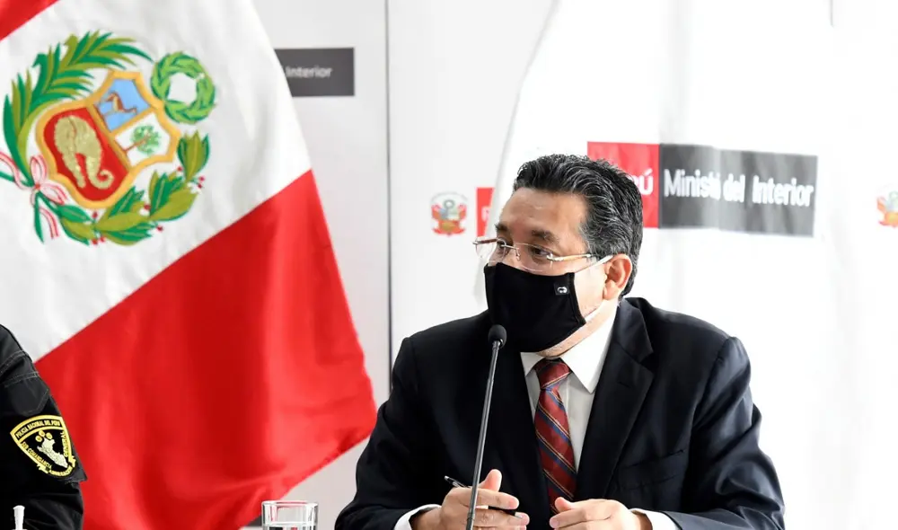 El ministro del Interior asumió el cargo tras la asunción a la presidencia de Francisco Sagasti. Foto: Ministerio del Interior