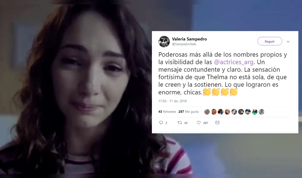 Famosas respaldan a Thelma Fardín tras denuncia contra Juan Darthés [VIDEO]