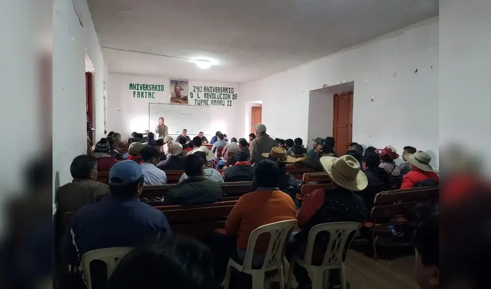 Reunión de dirigentes de Cusco. Foto: referencial