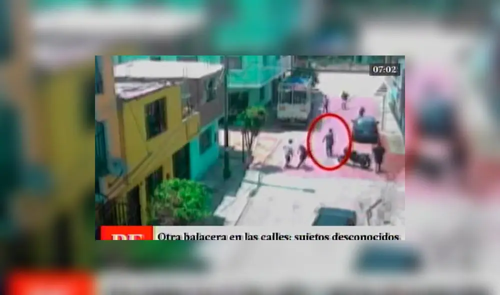 Hombre desató balacera en plena calle del Callao y alarmó a vecinos | VIDEO