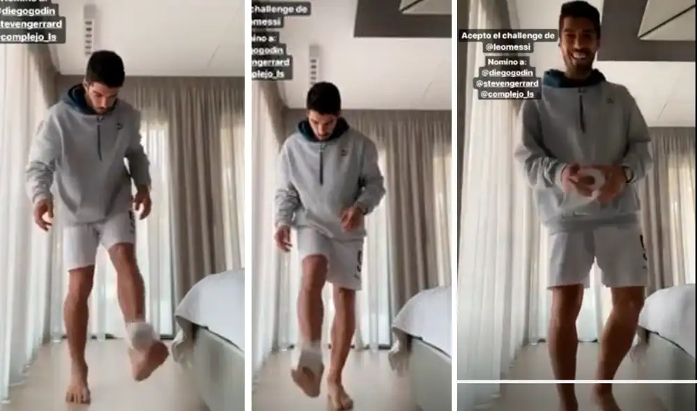 Luis Suárez acepta el reto de Lionel Messi. Luis Suárez acepta el reto de Lionel Messi.