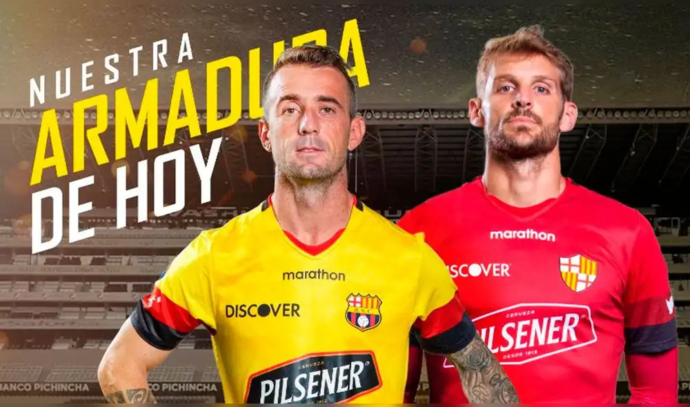 Así saldrá a la cancha Barcelona SC. Foto: Twitter/@BarcelonaSC Así saldrá a la cancha Barcelona SC. Foto: Twitter/@BarcelonaSC