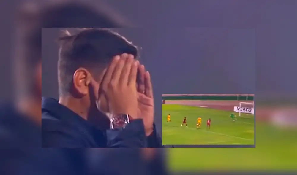 La dramática reacción de Nicolás Córdova tras grosero error de Alfageme [VIDEO]