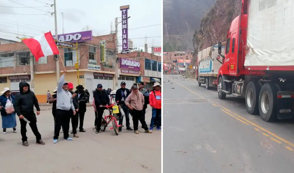 Bloqueos en Puno y Cusco este miércoles 4. Foto: La República Bloqueos en Puno y Cusco este miércoles 4. Foto: La República