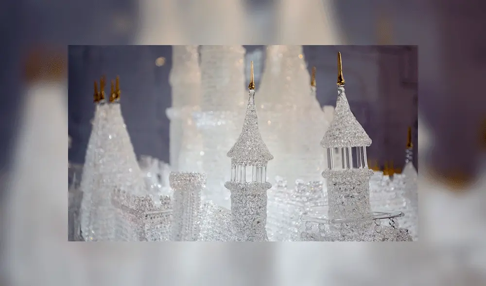 El castillo contaba con piezas de oro de 24 quilates. Foto: CFP.