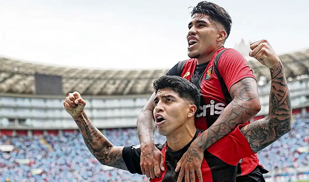 Decisivo. Iberico anotó 3 de los 4 goles de Melgar en las semifinales ante Cristal. Foto: Antonio Melgarejo/ La República