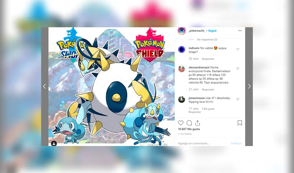 Filtran supuestas evoluciones de Sobble para Pokémon Espada y Escudo.