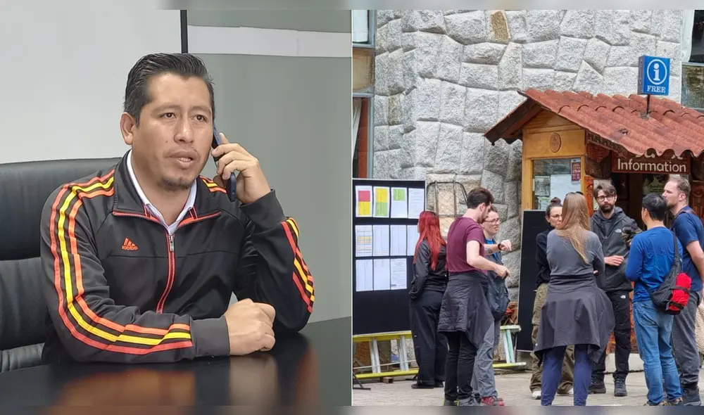 Turistas varados en Machu Picchu. Foto: Luis Álvarez/La República