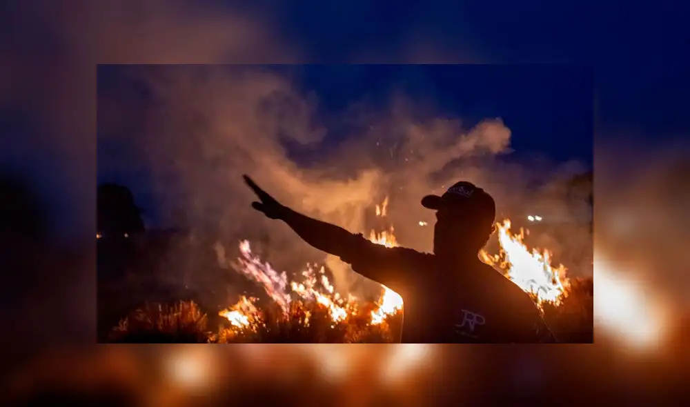 Incendio en la Amazonía. Foto: EFE. Incendio en la Amazonía. Foto: EFE.