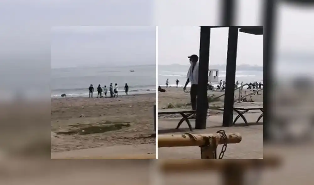 Personas se aglomeran en playas de Barranco |Créditos: capturas / RPP Personas se aglomeran en playas de Barranco |Créditos: capturas / RPP