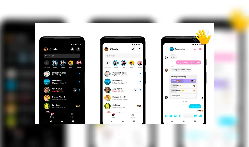 La nueva interfaz de Facebook Messenger ahora tiene un apartado de 'Chats' y otro de 'Personas'. La nueva interfaz de Facebook Messenger ahora tiene un apartado de 'Chats' y otro de 'Personas'.
