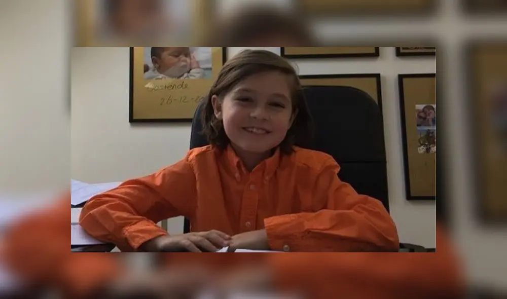 Laurente empezó a estudiar a los 6 años y a los 8 acabó toda la secundaria.