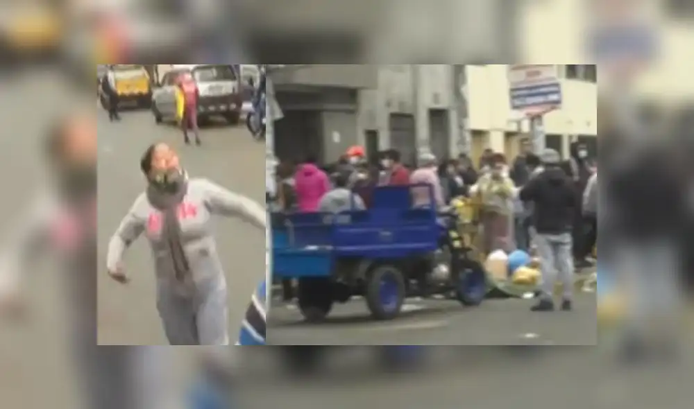 Siguen los vendedores invadiendo el jirón Raimondi. Créditos: Latina Siguen los vendedores invadiendo el jirón Raimondi. Créditos: Latina