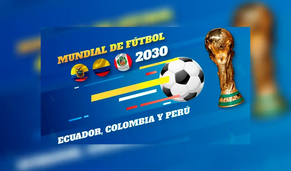 La segunda propuesta de Sudamérica para organizar el Mundial 2030. Créditos: Twitter Lenin Moreno