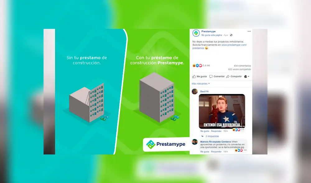 Facebook viral: Empresa peruana lanza campaña y hace alusión a falsa fachada de Telesup [FOTOS]