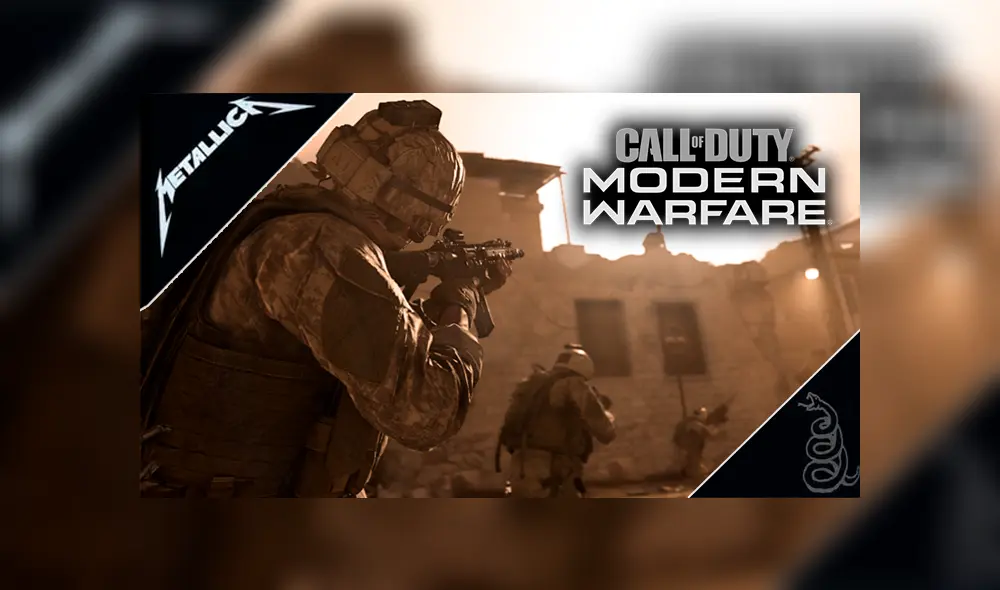 Metallica llega con 'Enter Sandman' para sazonar el soundtrack del modo multijugador en Call of Duty Modern Warfare 2019.