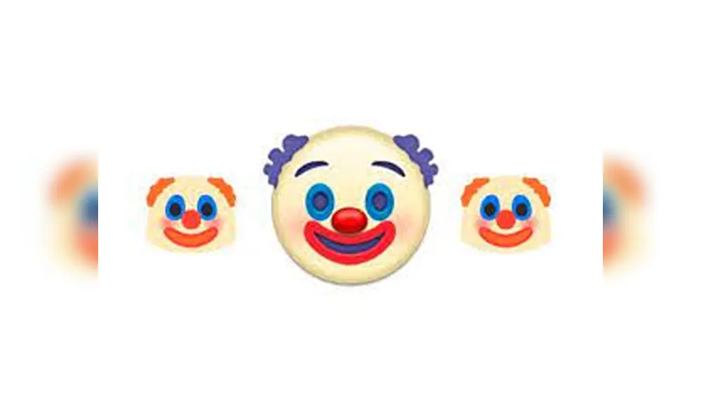 El emoji de payaso varía dependiendo de la app. Foto: Captura.