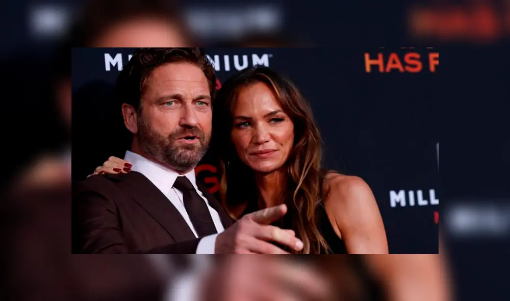 Gerard Butler y Morgann Brown comenzaron su relación en 2014.