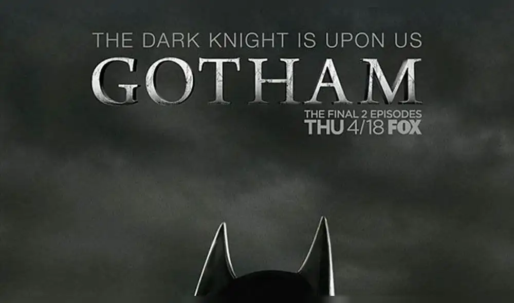 Gotham: ¡Por fin! lanzan póster con la imagen de Batman [FOTO]