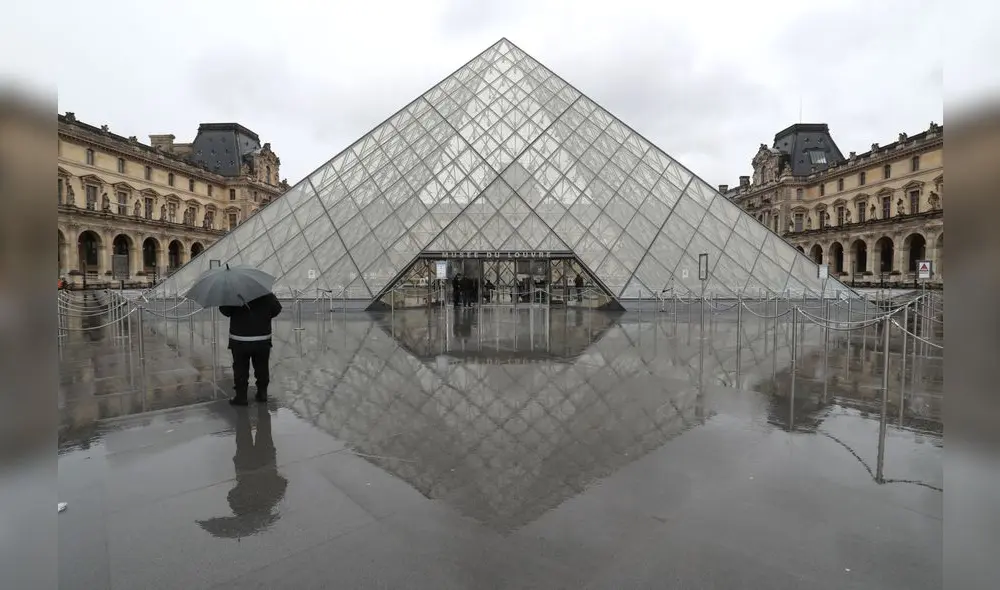 Reabre el Louvre con medidas de protección del personal ante el COVID-19. Foto: AFP.