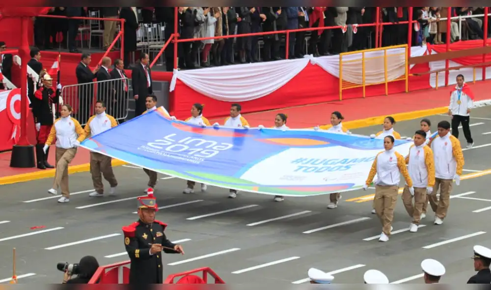 Parada militar 2019: medallistas peruanos de los Juegos Panamericanos marcharon. Foto: Jhonel Rodríguez Parada militar 2019: medallistas peruanos de los Juegos Panamericanos marcharon. Foto: Jhonel Rodríguez