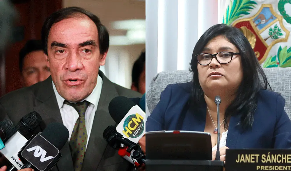 Yonhy Lescano y Janet Sánchez. Foto: La República. Yonhy Lescano y Janet Sánchez. Foto: La República.