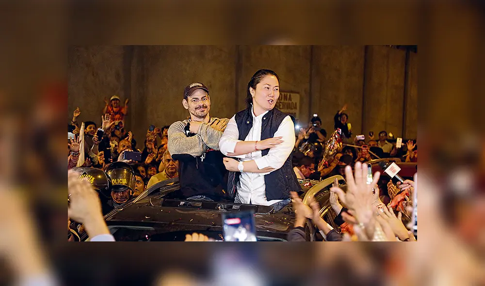 Keiko Fujimori deja cárcel, pero critica proceso Keiko Fujimori deja cárcel, pero critica proceso