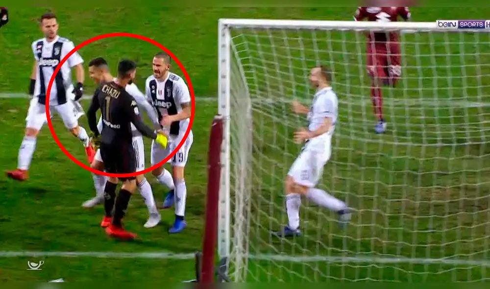 ¡Provocador e innecesario! Cristiano anotó de penal y se fue a ‘pechar’ al arquero [VIDEO]