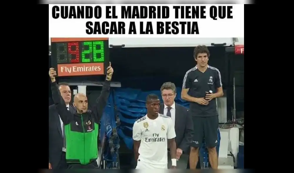 Facebook: hilarantes memes de Vinicius Jr en el triunfo del Real Madrid ante Valladolid