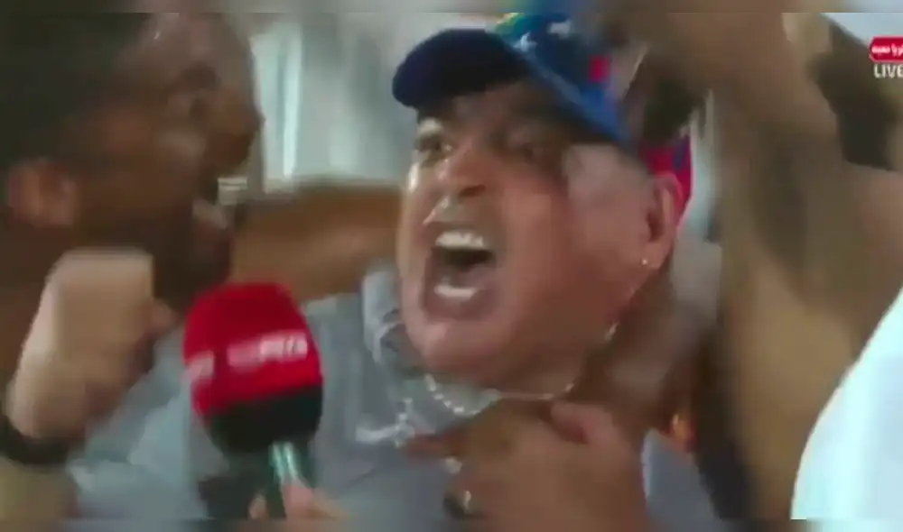 ¡Una locura! Diego Maradona quedó cerca del ascenso en Emiratos y así celebró [VIDEO]